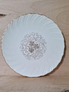 Vintage Lenox "Orleans" pattern (D-515)Dinner Plate Cream Colored Porcelain Body